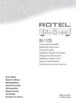Rotel-RA-1520 - Owners manual 